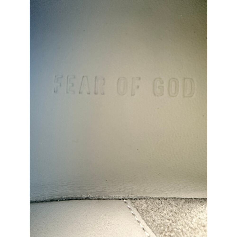Fear of God 101 Low-Top Suede Sneakers Warm Light Gray Men's 8/41 - Picture 10 of 10